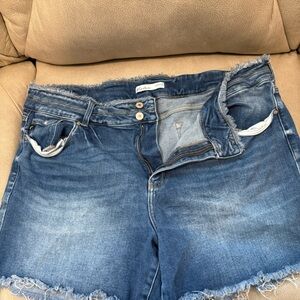 KanCan Light Blue Denim Shorts